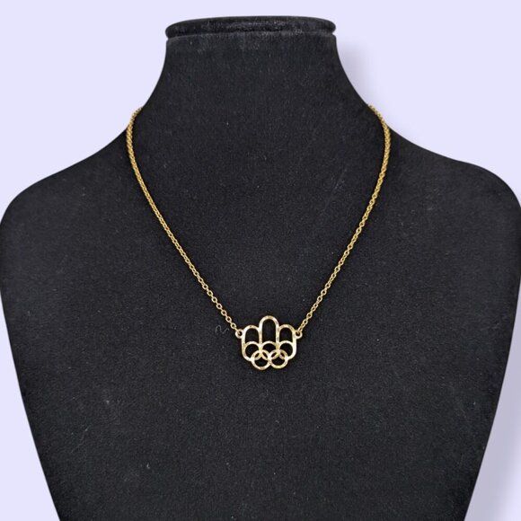 V. Montreal 1976 Olympics Logo Necklace - Picture 7 of 12